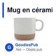 Mug en céramique personnalisable 340 ml avec logo | Aato - Miniature 5