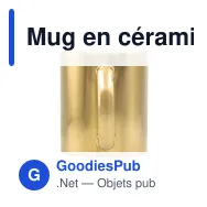 Mug en céramique personnalisable 350 ml avec logo | Yillka - Miniature 3