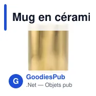 Mug en céramique personnalisable 350 ml avec logo | Yillka - Miniature 4
