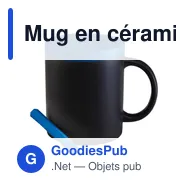 Mug en céramique personnalisable avec logo - Claude - Miniature 2
