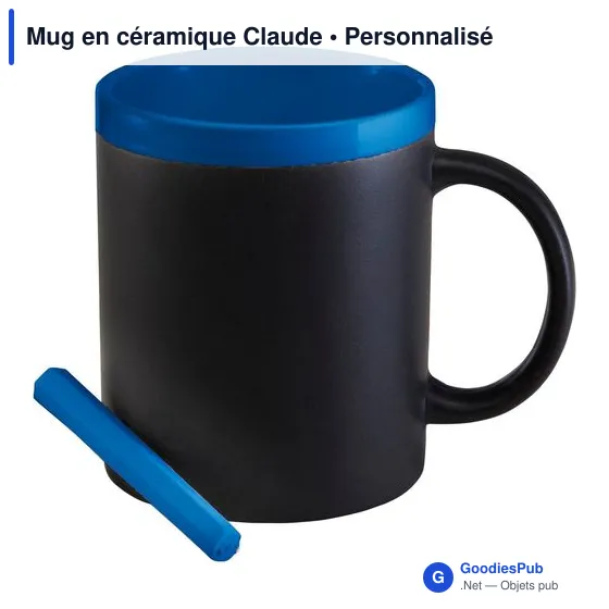 Mug en céramique personnalisable avec logo - Claude - Image 2
