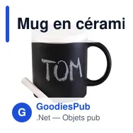 Mug en céramique personnalisable avec logo - Claude - Miniature 3