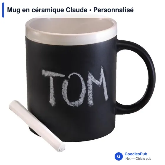 Mug en céramique personnalisable avec logo - Claude - Image 3