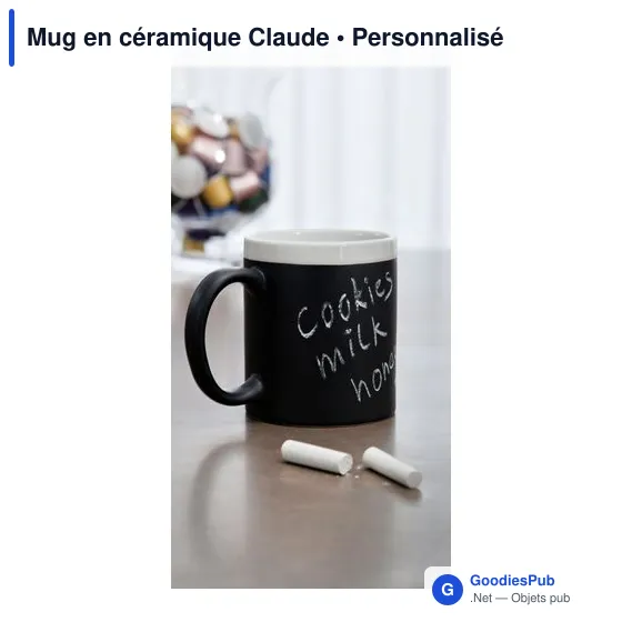 Mug en céramique personnalisable avec logo - Claude - Image 4