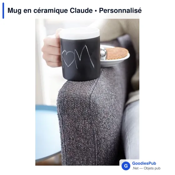 Mug en céramique personnalisable avec logo - Claude - Image 5