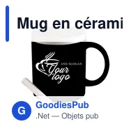 Mug en céramique personnalisable avec logo - Claude - Miniature 6
