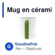 Mug en céramique personnalisable 350 ml avec logo | Nerita - Miniature 4