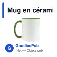 Mug en céramique personnalisable 350 ml avec logo | Nerita - Miniature 6