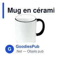 Mug en céramique personnalisable 350 ml avec logo | Nerita - Miniature 7