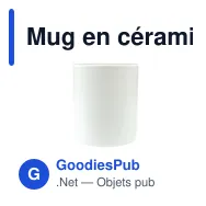 Mug en céramique personnalisable 350 ml avec logo | Nerita - Miniature 8