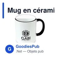 Mug en céramique personnalisable 350 ml avec logo | Nerita - Miniature 9