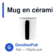 Mug en céramique personnalisable 350 ml avec logo | Nerita - Miniature 10