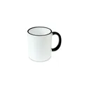 Variante noir - Mug en céramique personnalisable 350 ml avec logo | Nerita