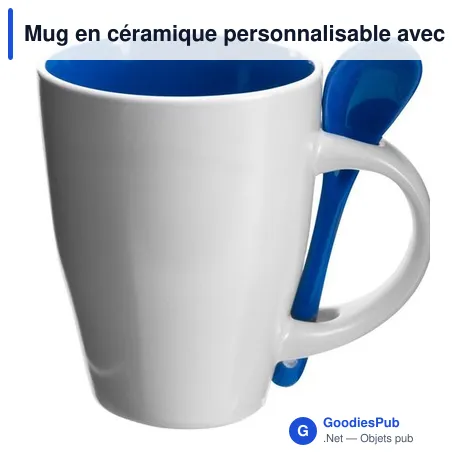 Mug en céramique personnalisable avec logo - Eduardo