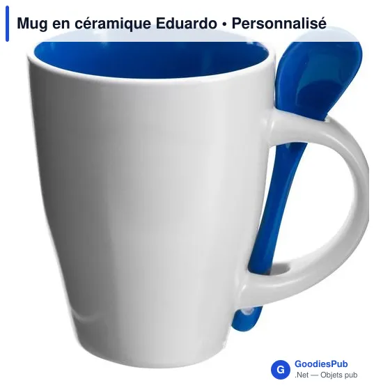 Mug en céramique personnalisable avec logo - Eduardo - Image 1