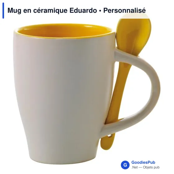 Mug en céramique personnalisable avec logo - Eduardo - Image 6