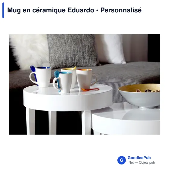 Mug en céramique personnalisable avec logo - Eduardo - Image 9