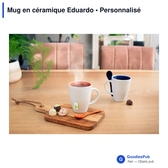 Mug en céramique personnalisable avec logo - Eduardo - Image 10