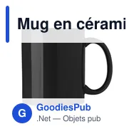 Mug en céramique personnalisable Kenna avec logo - Miniature 1