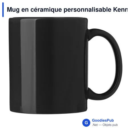 Mug en céramique personnalisable Kenna avec logo