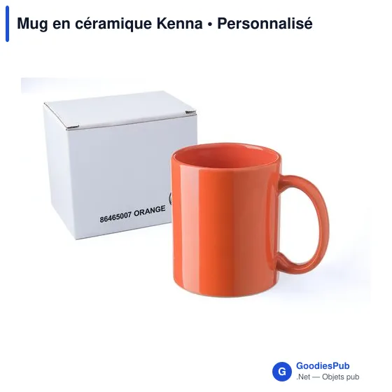 Mug en céramique personnalisable Kenna avec logo - Image 11