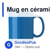 Mug en céramique personnalisable Kenna avec logo - Miniature 5