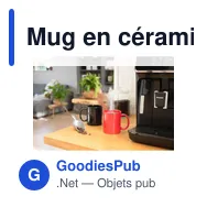 Mug en céramique personnalisable Kenna avec logo - Miniature 8