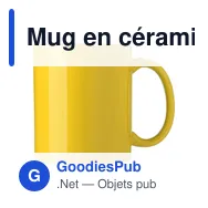 Mug en céramique personnalisable Kenna avec logo - Miniature 9