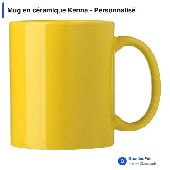 Mug en céramique personnalisable Kenna avec logo - Image 9