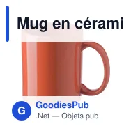 Mug en céramique personnalisable Kenna avec logo - Miniature 10
