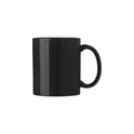 Variante noir - Mug en céramique personnalisable Kenna avec logo