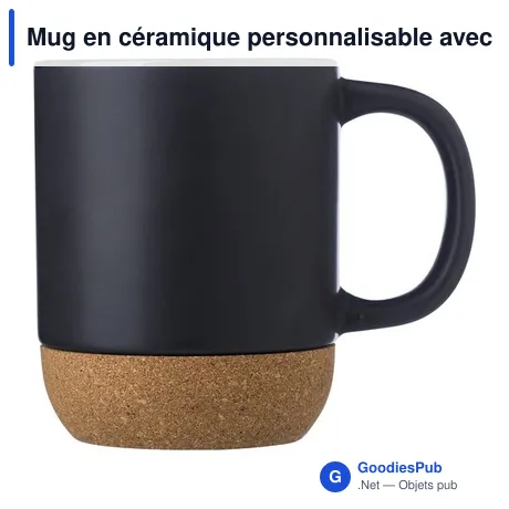 Mug en céramique personnalisable avec logo - Rosamund