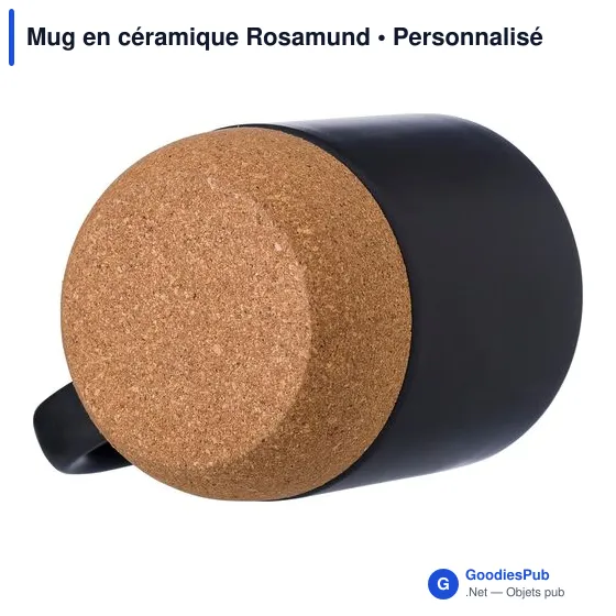 Mug en céramique personnalisable avec logo - Rosamund - Image 3