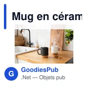 Mug en céramique personnalisable avec logo - Rosamund - Miniature 4