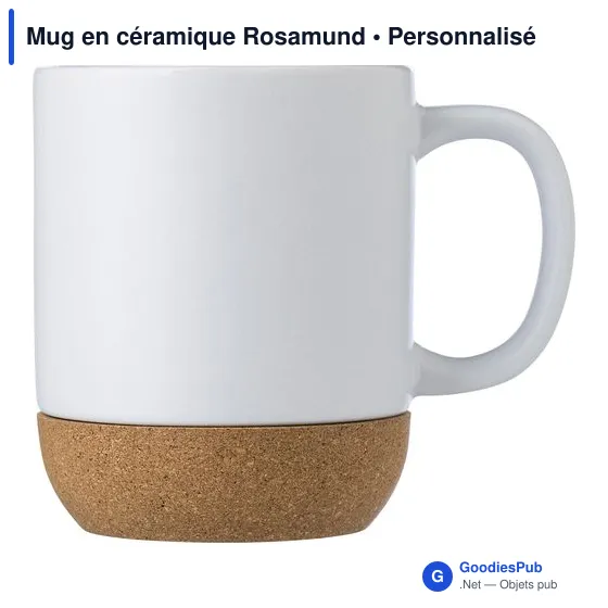 Mug en céramique personnalisable avec logo - Rosamund - Image 5