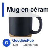 Mug en céramique personnalisable avec logo - Rosamund - Miniature 6