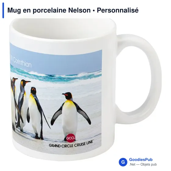Mug en porcelaine personnalisable avec logo - Nelson - Image 2