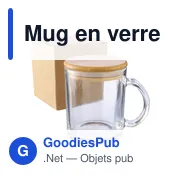 Mug en verre recyclé personnalisable avec logo - modèle Ashley - Miniature 8
