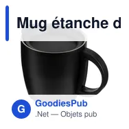 Mug étanche double paroi Rania - Miniature 3