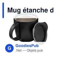 Mug étanche double paroi Rania - Miniature 4