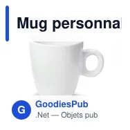 Mug personnalisable en porcelaine 200 ml avec logo - Genève - Miniature 2