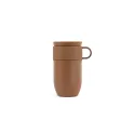 Variante Marron - Mug isotherme étanche personnalisable 280 ml en inox avec logo - Sagaform Ted