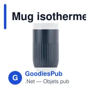 Mug isotherme étanche personnalisable 320 ml en inox avec logo - Sagaform Tova - Miniature 4