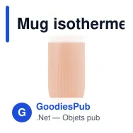 Mug isotherme étanche personnalisable 320 ml en inox avec logo - Sagaform Tova - Miniature 5