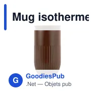Mug isotherme étanche personnalisable 320 ml en inox avec logo - Sagaform Tova - Miniature 7