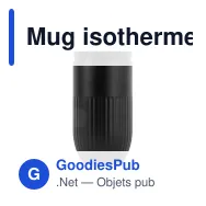 Mug isotherme étanche personnalisable 320 ml en inox avec logo - Sagaform Tova - Miniature 8