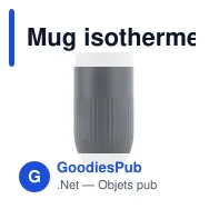 Mug isotherme étanche personnalisable 320 ml en inox avec logo - Sagaform Tova - Miniature 9