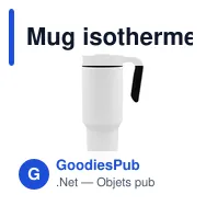 Mug isotherme personnalisable 1100 ml avec logo | Ony - Miniature 6