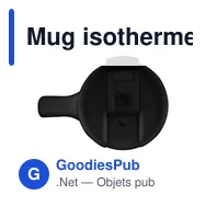 Mug isotherme personnalisable 1100 ml avec logo | Ony - Miniature 9