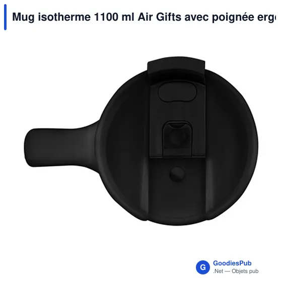 Mug isotherme personnalisable 1100 ml avec logo | Ony - Image 9